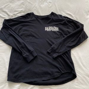 EXIST, Size S, “Barbados West Indies” Long sleeve, Black